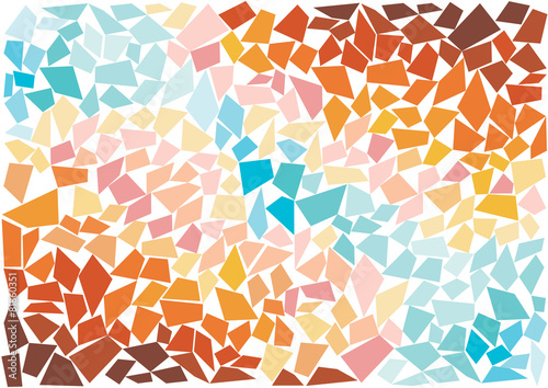 vector sea and beach mosaic design