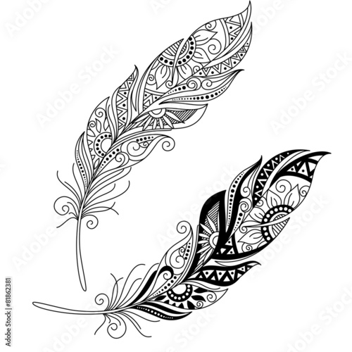 Vector Peerless Decorative Feather