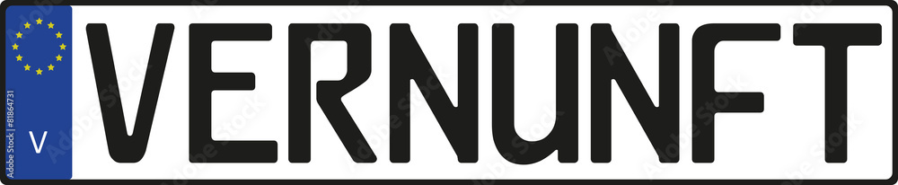 Nummernschild Nummernschild