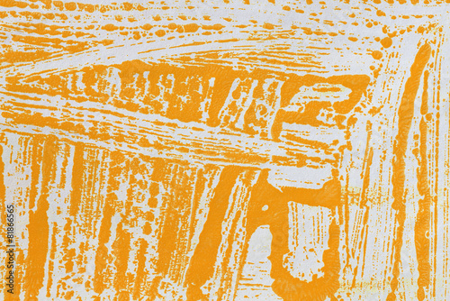 Fényképezés strips orange paint on pape