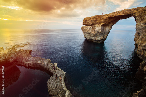 Azure window, Gozo island, Malta photo