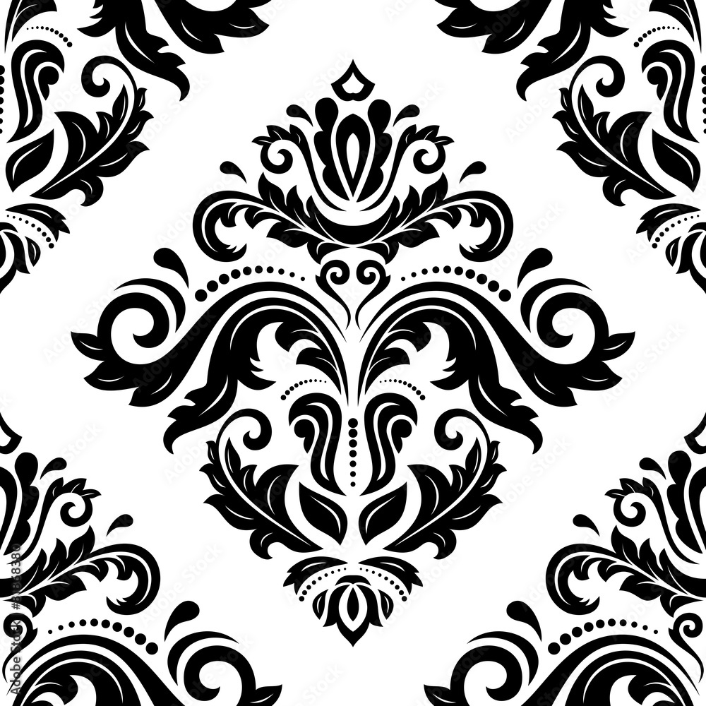 Damask Seamless Vector Pattern