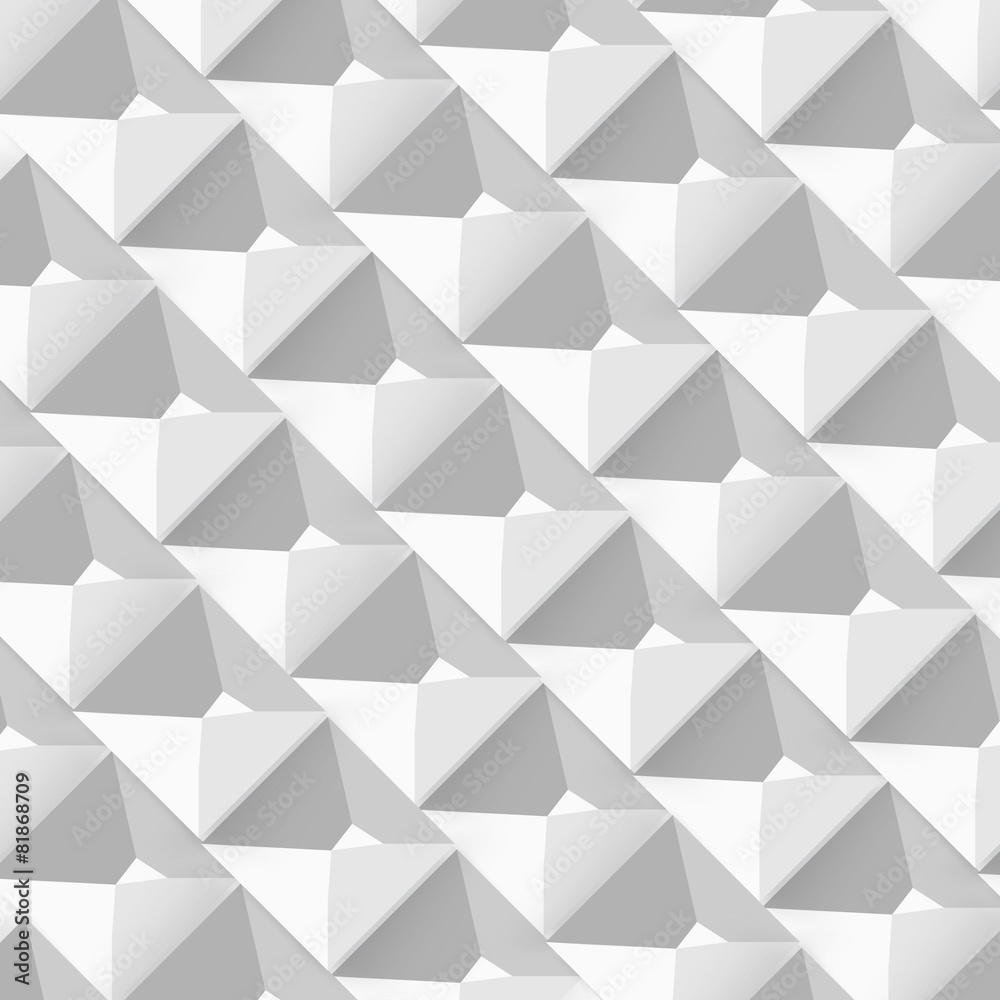 Vector Abstract geometric shape from gray cubes.