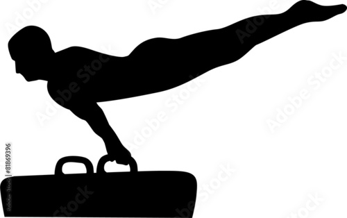 Gymnastics at pummel horse