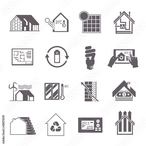 Energy Saving House Icon