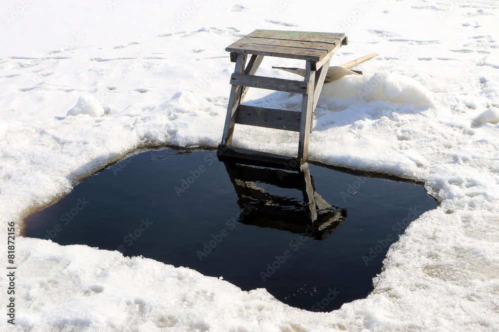 Fototapeta premium прорубь