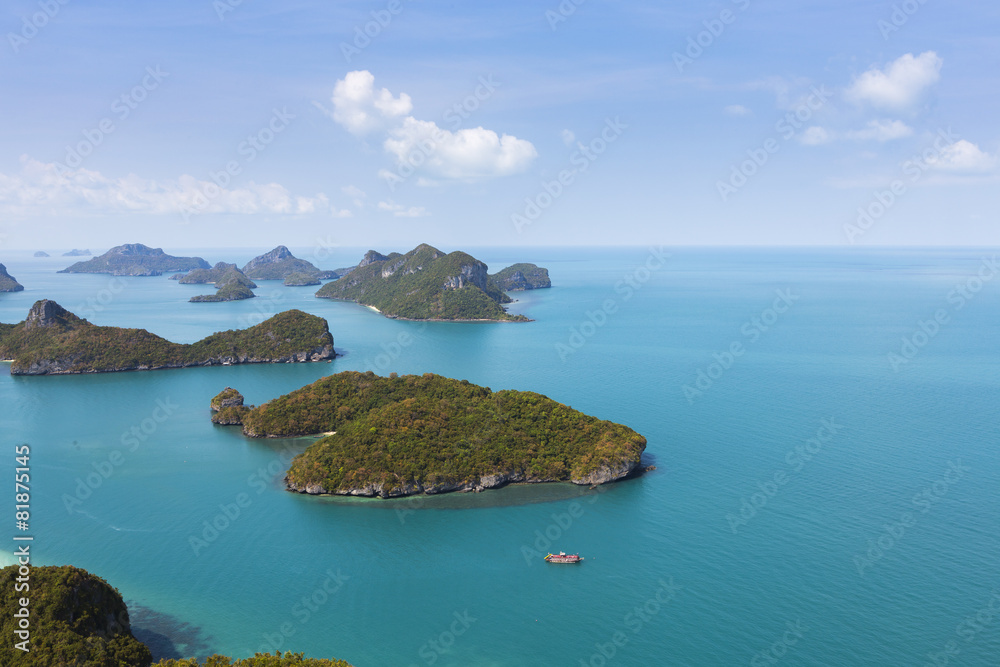 National Marine Park islands. Thailand.