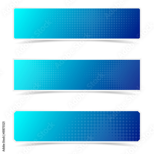Halftone creative banners