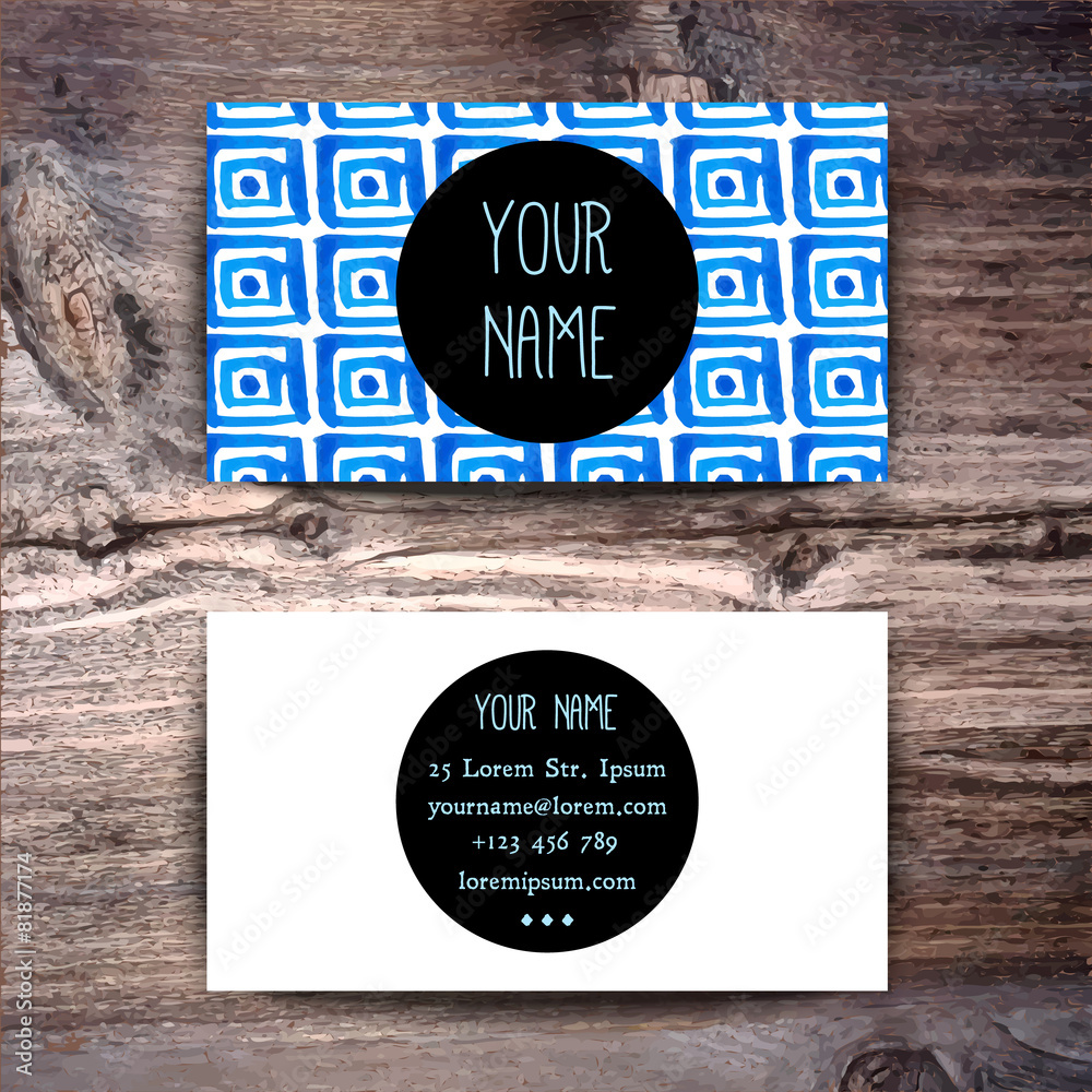 Fototapeta premium Business card template