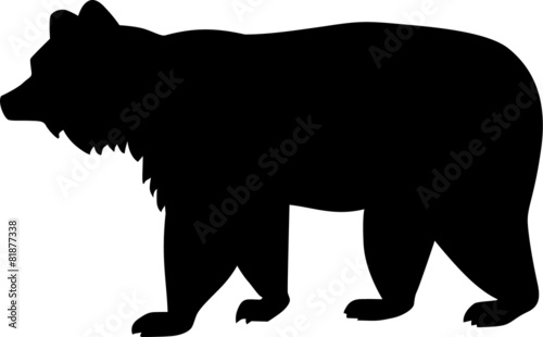 Brown Bear Silhouette