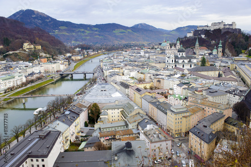 Stadt Salzburg in Österreich