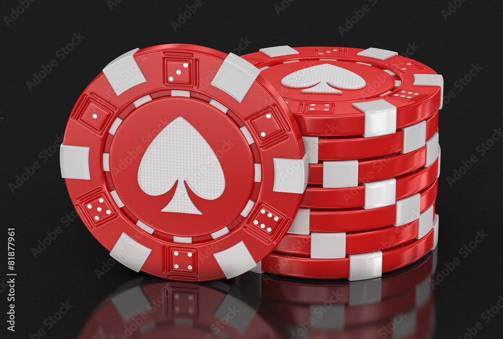 chips of casino (clipping path included) chips of casino (clipping path included)