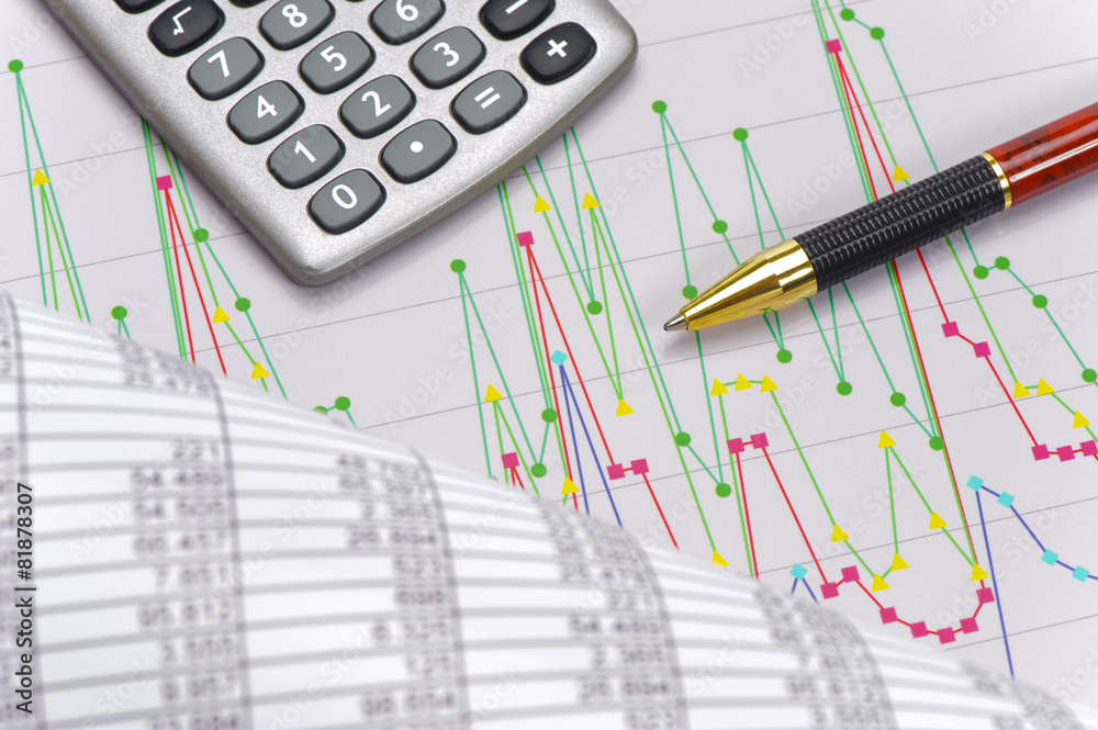 Finanzen mit Chart, Zahlentabelle und Taschenrechner Finanzen mit Chart, Zahlentabelle und Taschenrechner