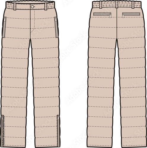 Down pants