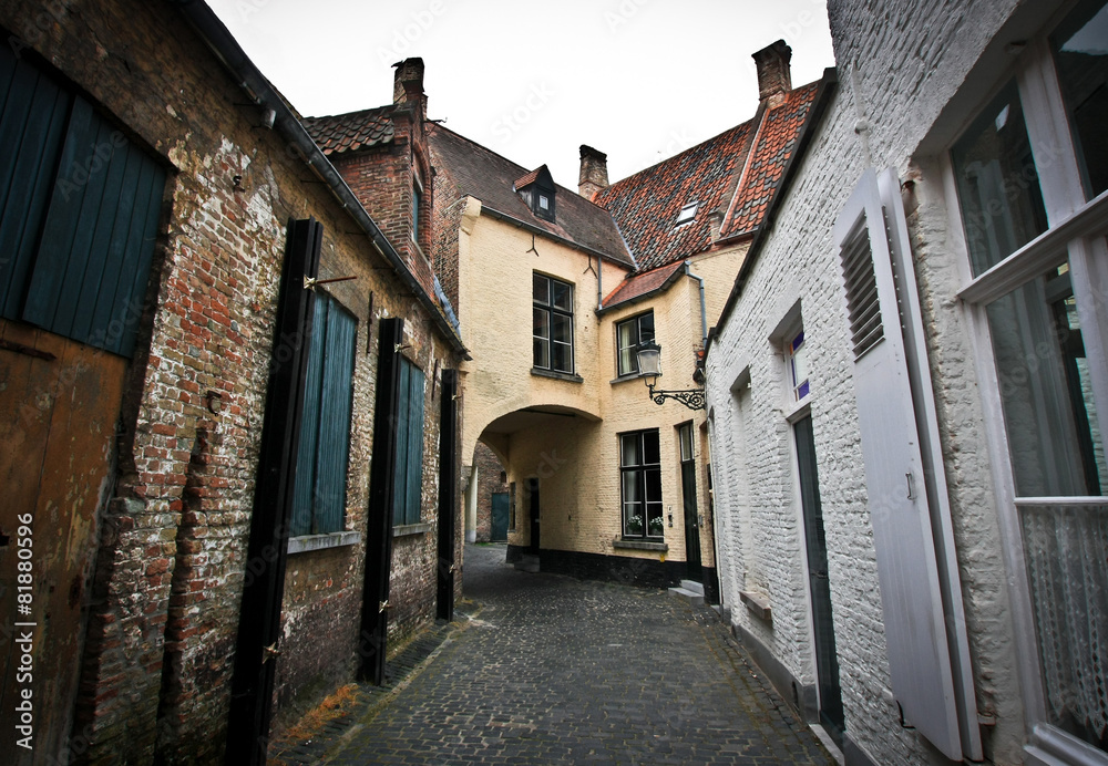 The streets of Bruges