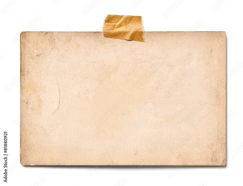 Naklejka premium old photo blank retro