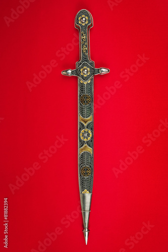 Inlaid antique sword