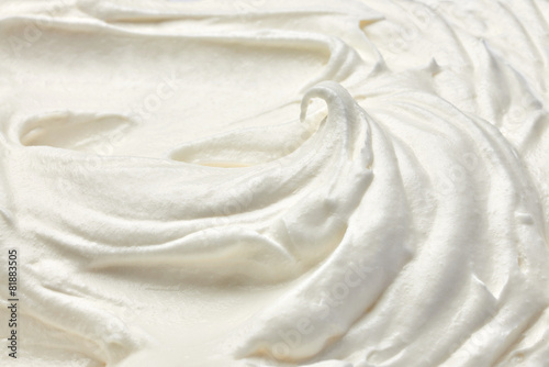 whipped cream sour sweet food