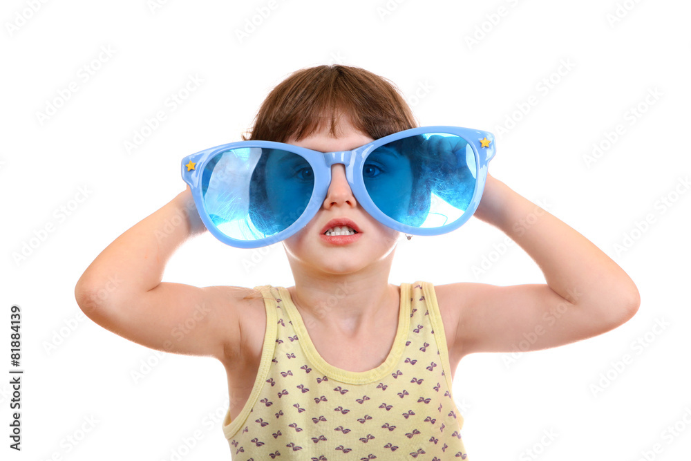 Little Girl in the Big Glasses