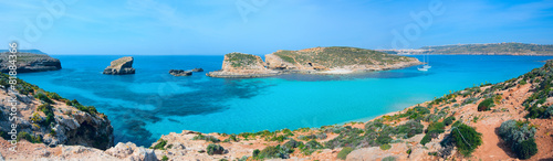 Fototapeta Naklejka Na Ścianę i Meble -  blue lagoon Comino island Malta Gozo