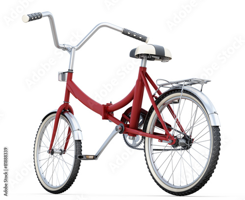 3d bicycle close up on a white © 3dmavr