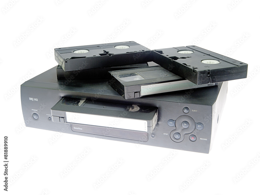 videocassette recorder and videotapes videocassette recorder and videotapes