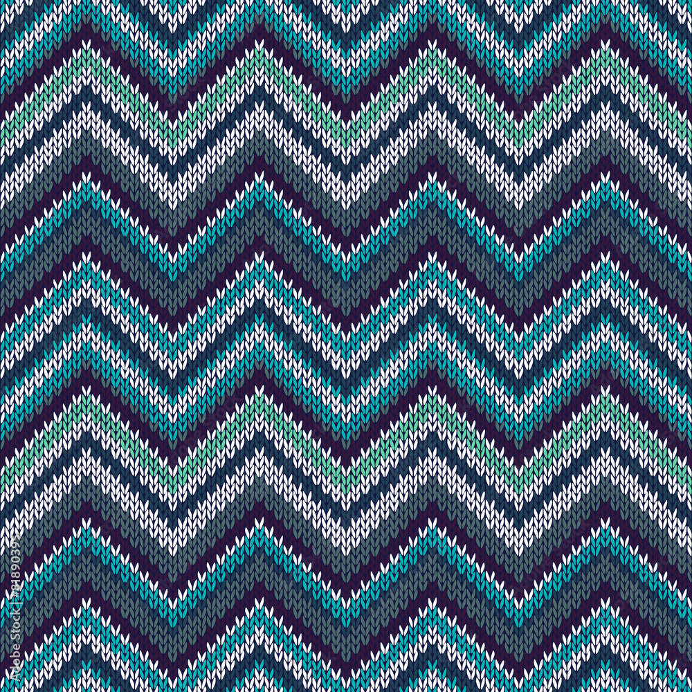 Seamless geometric ethnic spokes knitted pattern Seamless geometric ethnic spokes knitted pattern