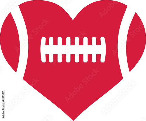 American football heart