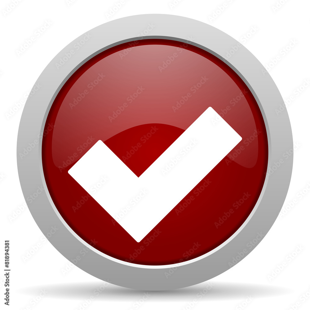 accept red glossy web icon accept red glossy web icon