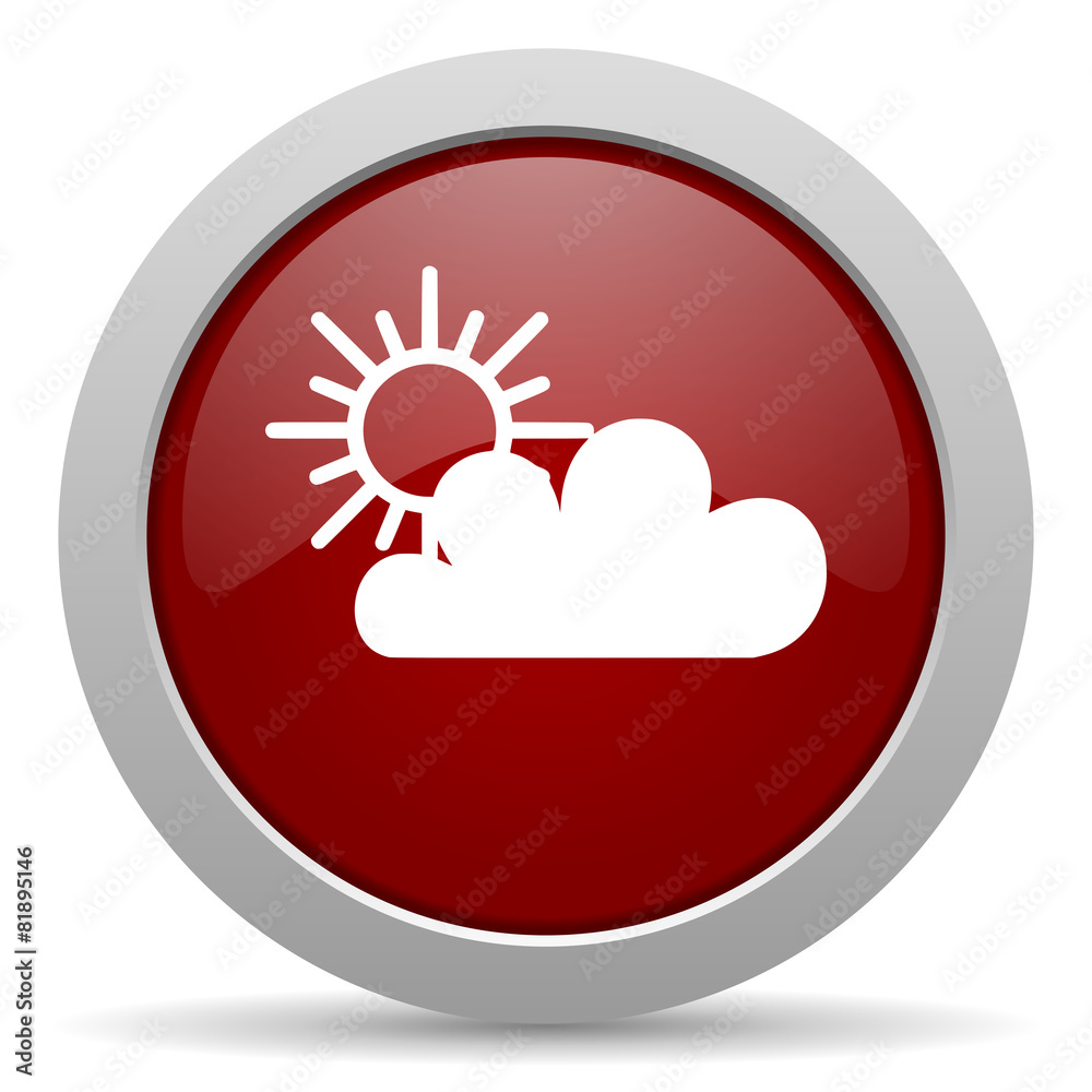 cloud red glossy web icon cloud red glossy web icon