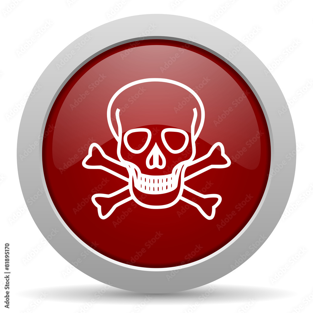 skull red glossy web icon skull red glossy web icon