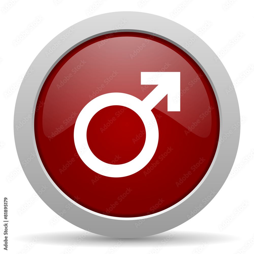 male red glossy web icon male red glossy web icon