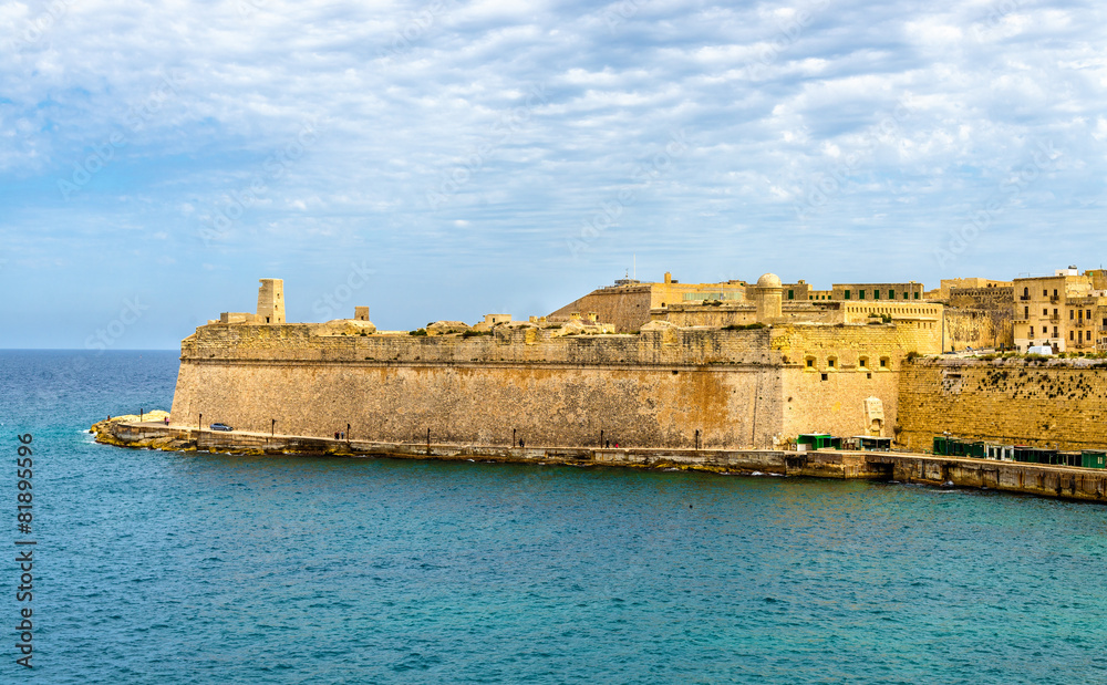 View of Fort Saint Elmo in Valletta - Malta