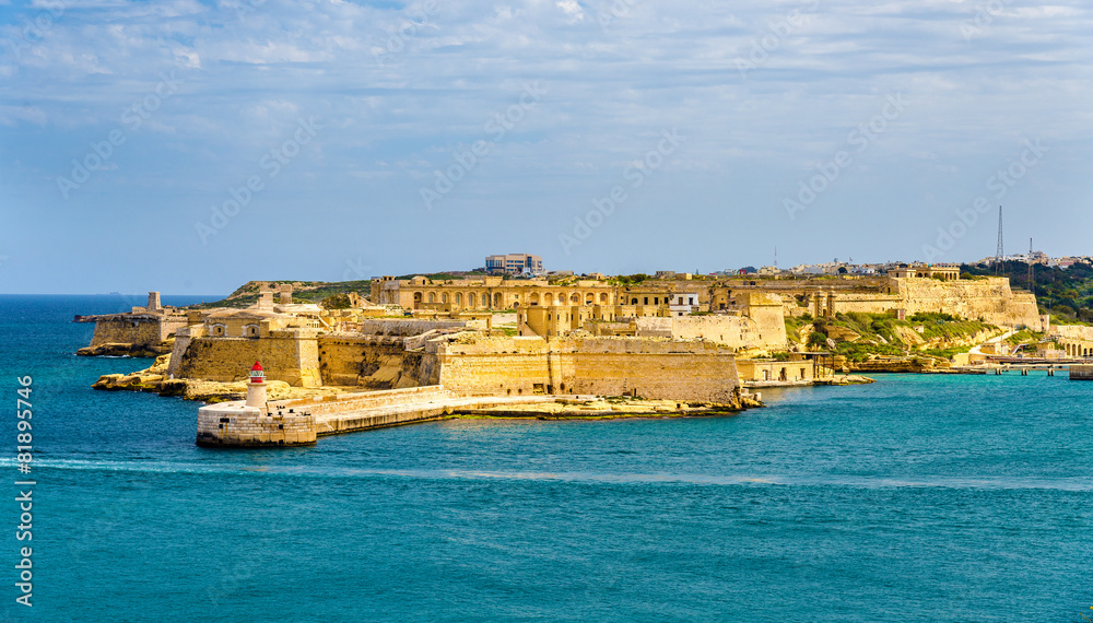 View of Fort Ricasoli near Valletta - Malta
