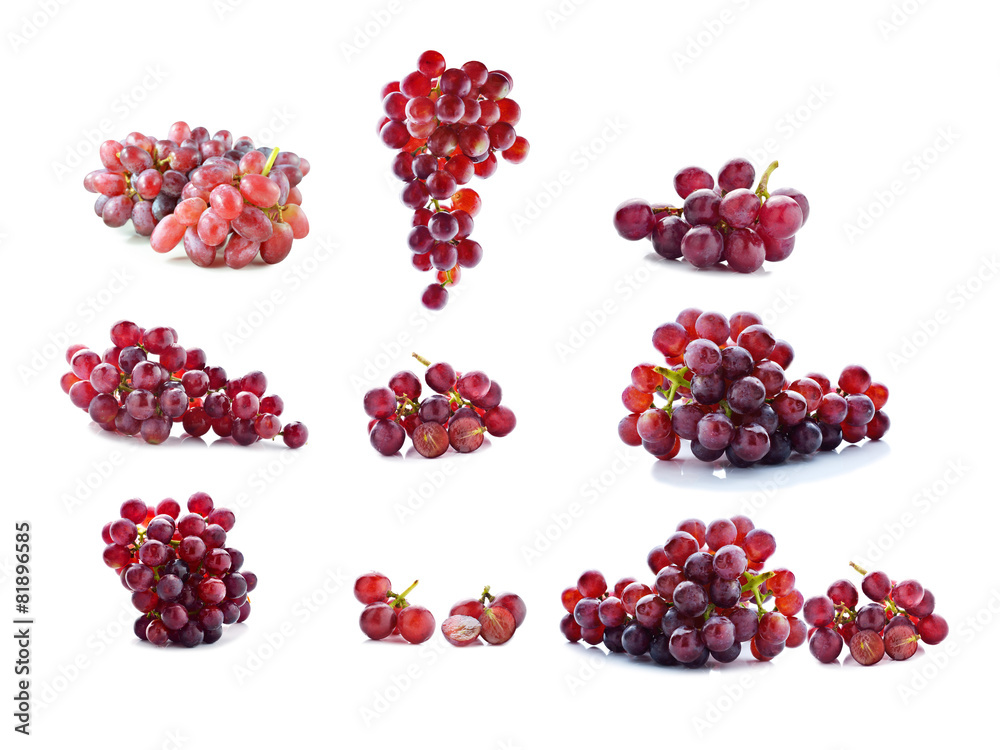 grape isolated on white
