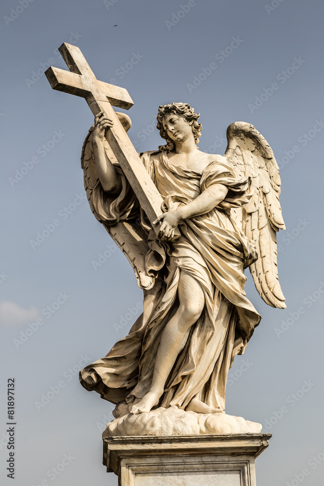 Statue of angel  in Rome