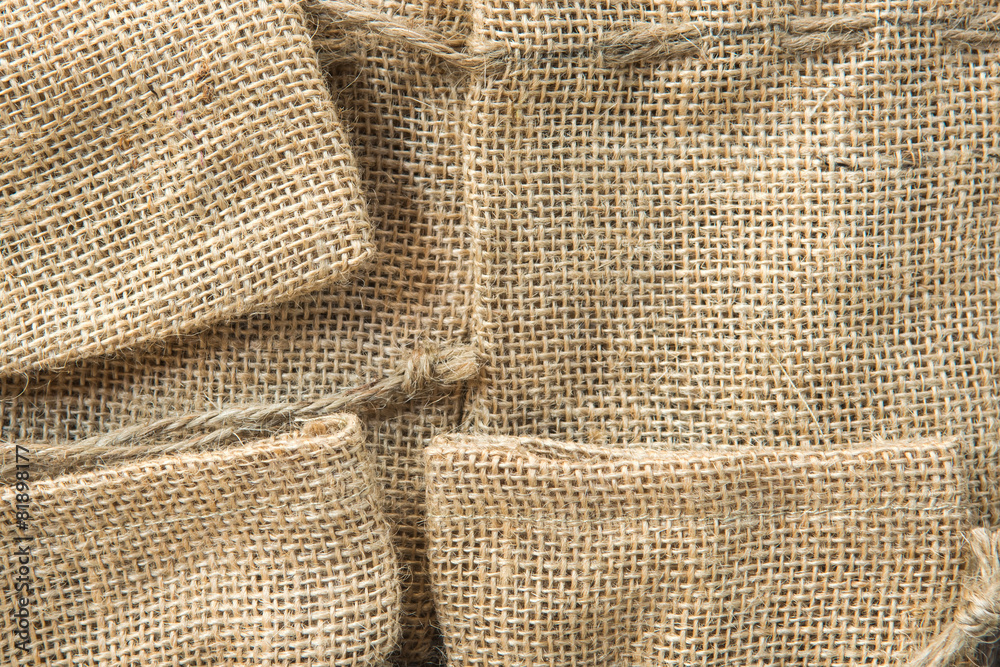 Sacks stack background Sacks stack background