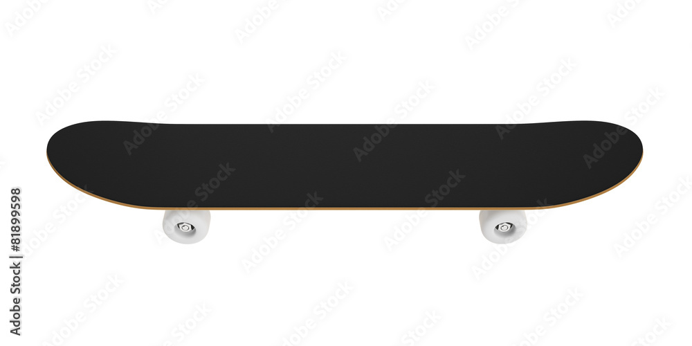 skateboard isolated on a white background.