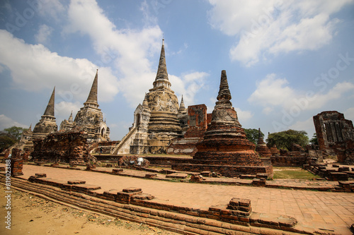 Ancient palaces. Ayutthaya Thailand