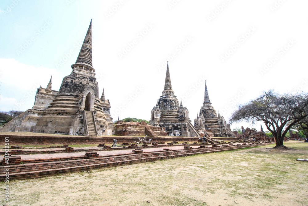 Fototapeta premium Ancient palaces. Ayutthaya Thailand