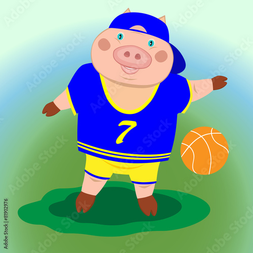 The sport. Pig - football