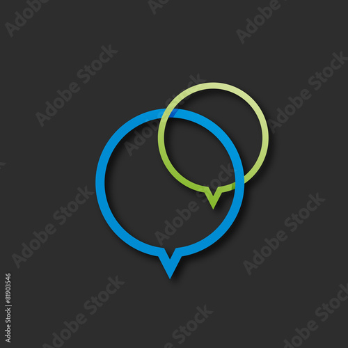 bulle dialogue-communication-contact
