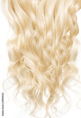 Picture presenting a blond wig