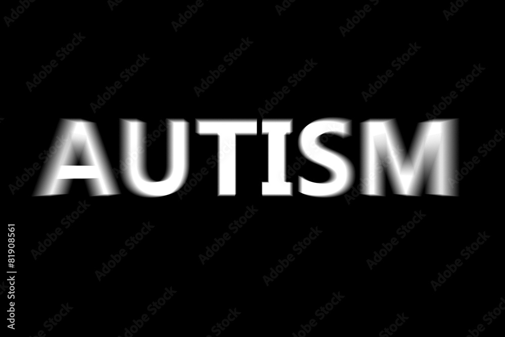 Fototapeta premium Composite image of autism