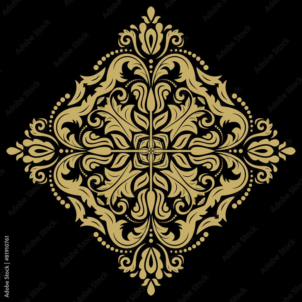 Damask Vector Orient Pattern Damask Vector Orient Pattern