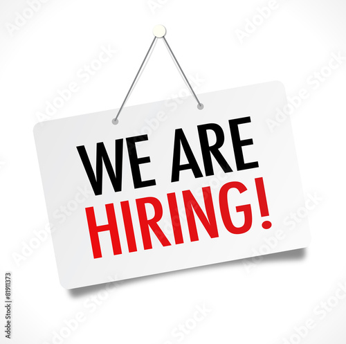 We hare hiring