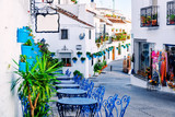 Mijas street. Charming white village in Andalusia