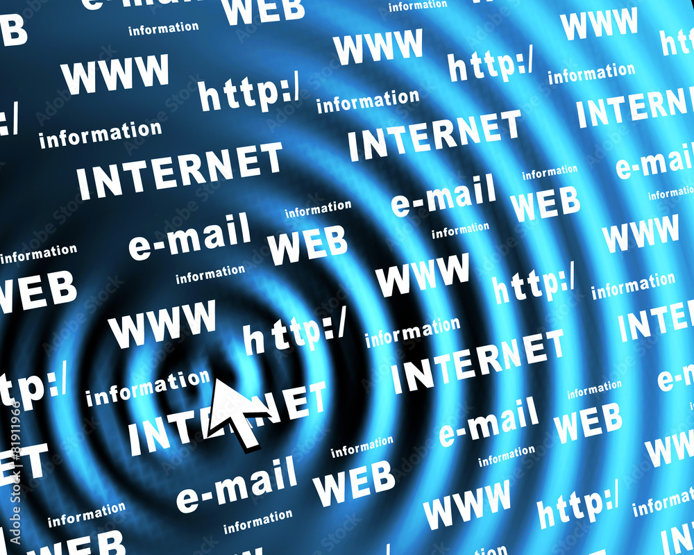 Obraz premium Internet concept