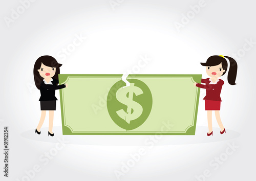 Fighting over money