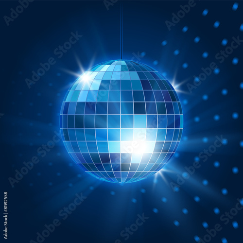 Vector mirror disco ball